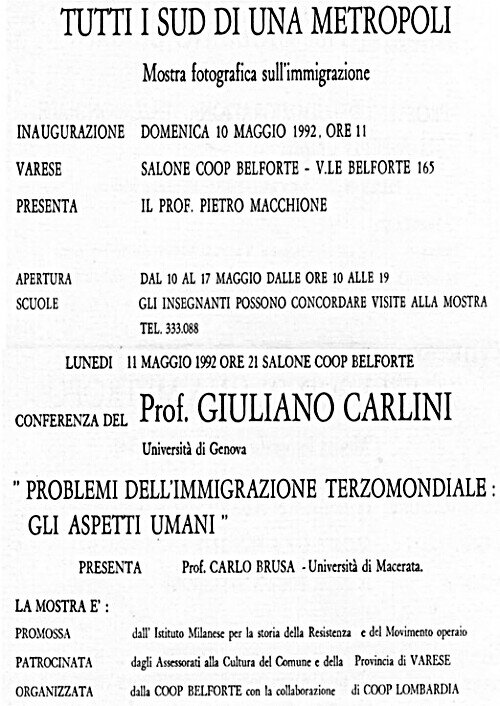 conferenza immigrazione