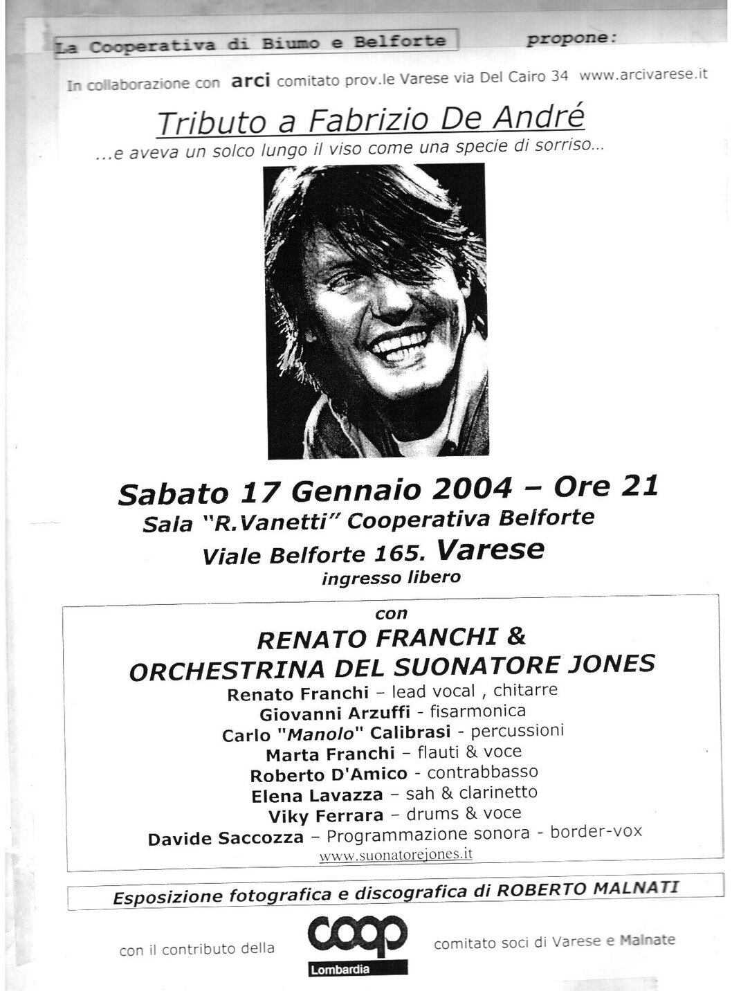 renato franchi orchestrina suonatore jones