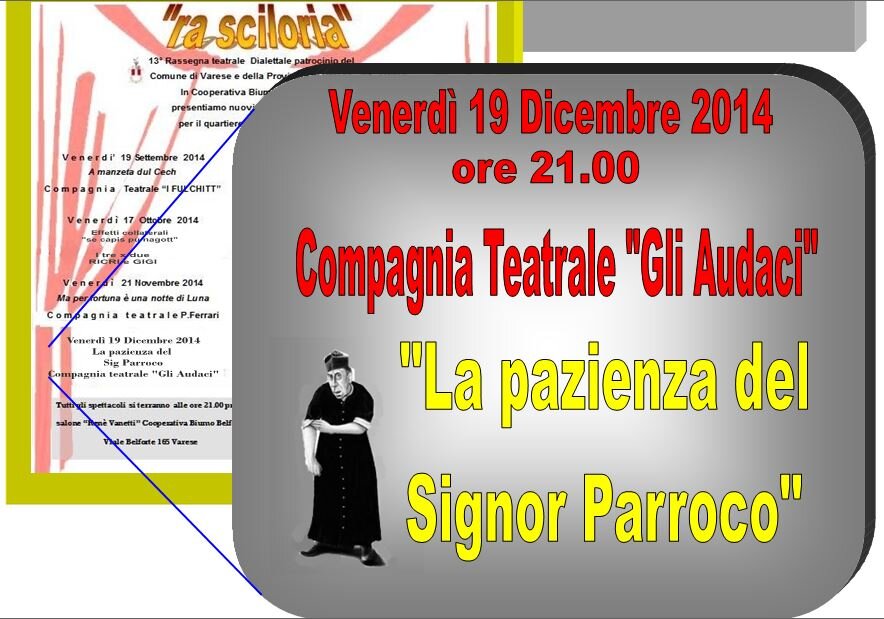 spettacolo dialettale della compagnia "gli audaci"