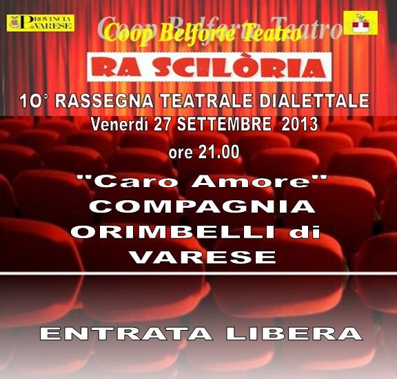 Rasciloria  spettacolo con la compagnia teatrale ORIMBELLI