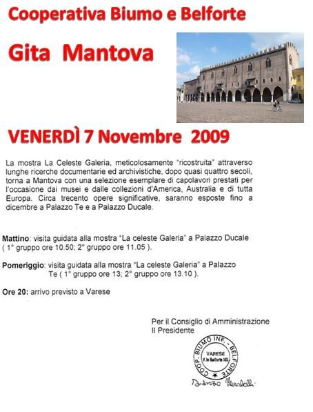 coppbelforte in visita alla citta di Mantova