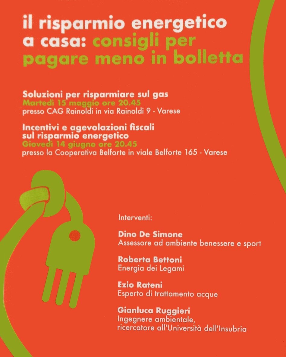 incontro informativo sul risparmio energetico
