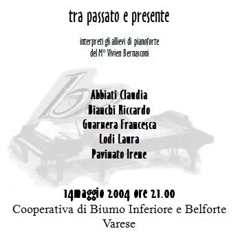 concerto due pianoforti allievi di pianoforte 