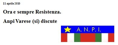 ora e sempre resistena la storia dell'Italia contemporanea e del movimento di liberazione