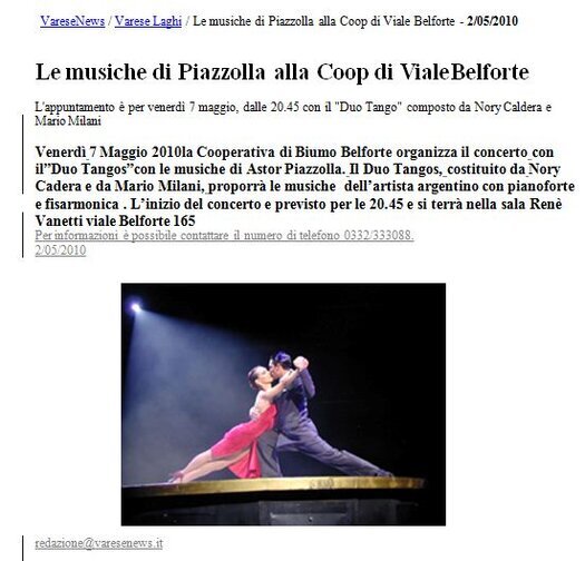 concerto duo pianoforte fisarmonica