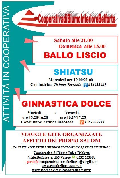 elenco delle attività  stagionali della coopbelforte