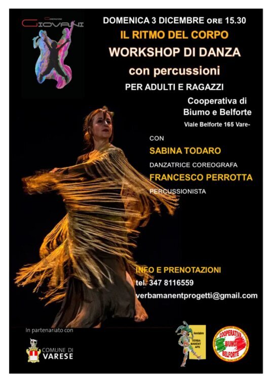 il ritmo del corpo Workshop di danza