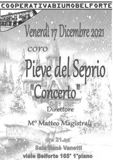 Concerto di Natale 2021 concerto di natale con il coro Pieve del Seprio direttore M°Matteo Magistrali