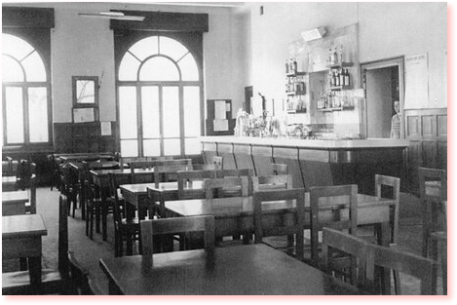 salone del circolo coopbelforte vita quotidiana in cooperativa bar-anni50-60