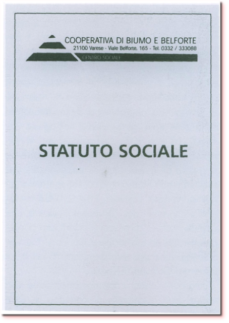 libretto statuto secondo libretto statuto