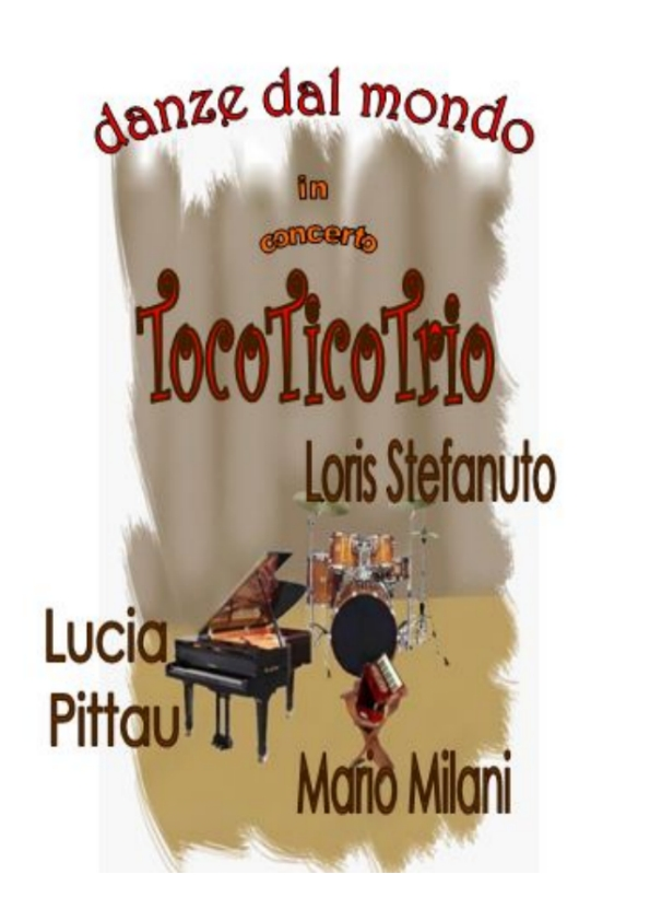 concerto del trio di pianoforte batteria fisarmonica