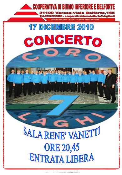 in  coopbelforte per il SS Natale concerto di coro