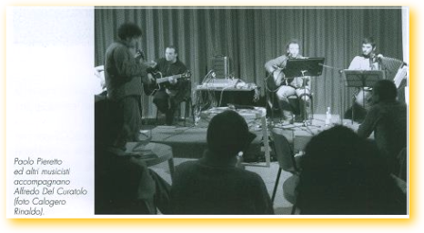 dietro al palco concerto