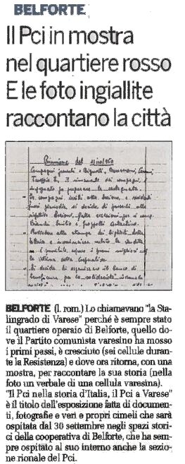 Storia del Partito Comunista Italiano a Varese. Scopri eventi, personaggi e momenti significativi che hanno segnato il nostro passato.