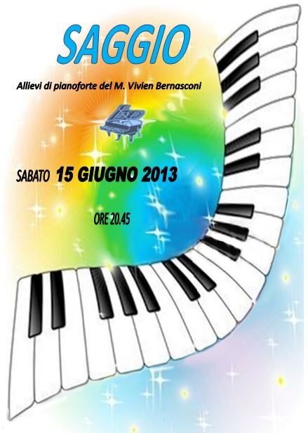 saggio di fine corso della scuola di pianoforte del M° Vivien Bernasconi! Scopri i talenti dei nostri allievi mentre si esibiscono con passione e creatività. 