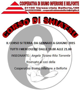 Unisciti a noi per il Corso di Shiatsu 2015 con la fantastica Tiziana Torrente!