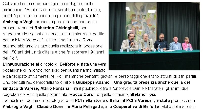 Storia del Partito Comunista Italiano a Varese. Scopri eventi, personaggi e momenti significativi che hanno segnato il nostro passato.